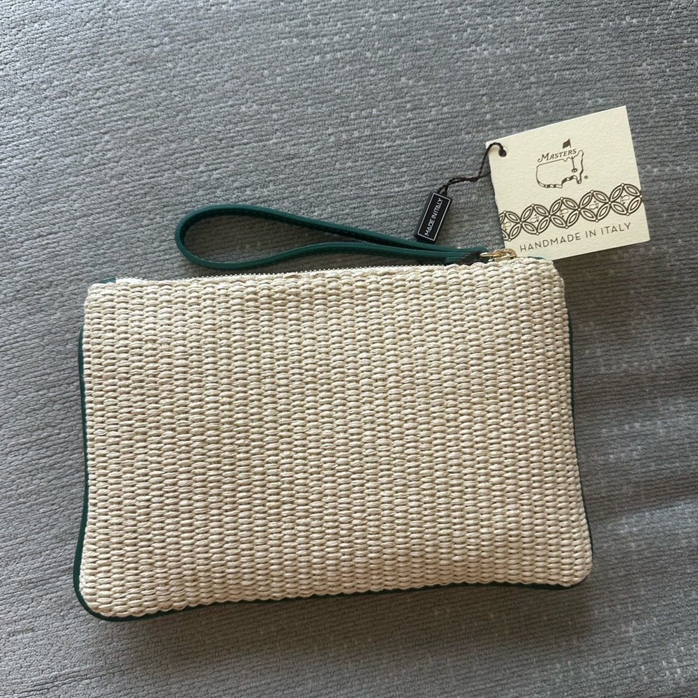 Masters Tournament straw wristlet Berkman’s NWT - Picture 3 of 5